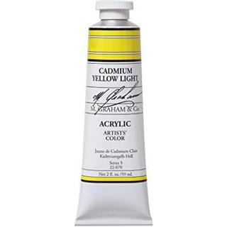 M. Graham 2-ounce rør Akrylmaling Cadmium Gullys