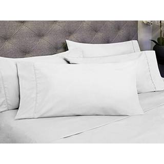 Sweet Home Collection 6 Piece 1800 Count Olivia Branch Microfiber Bedroom Sheet Set Queen White