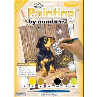 Royal & Langnickel Maleri af Numbers Junior Small Art Activity Kit Dachshund Puppy (PJS51)
