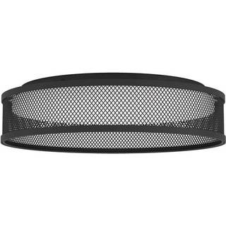 Luppineria LED-loftlampe, flettet stål, sort