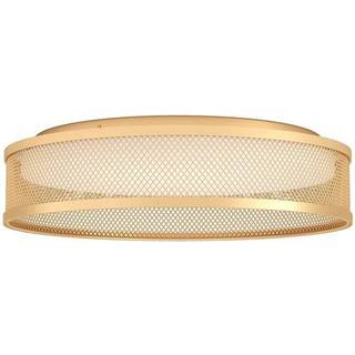 Luppineria LED-loftlampe, flettet stål, messing