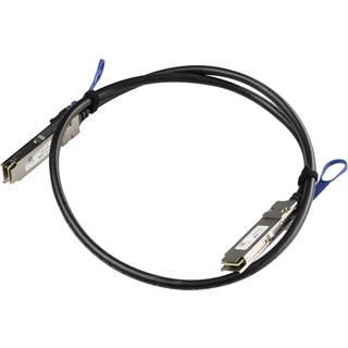 Mikrotik XQ+DA0001 InfiniBand-kabel 1 m QSFP+ to QSFP+ / QSFP28 to QSFP28 Sort