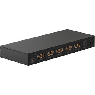Goobay HDMI Switch 4x1 - 4K@60Hz - Audio out