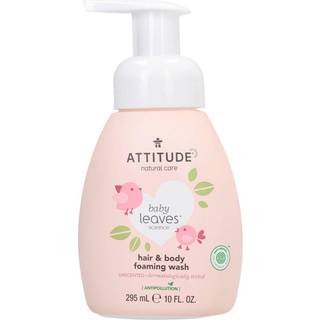 Attitude Baby Leaves Unscented Vaskeskum 2-i-1 til børn 295 ml - 295 ml