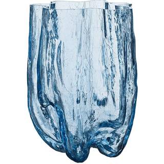 Kosta Boda - Crackle Vase Circular 37 cm - Krukker og vaser - Åsa Jungnelius - Blå