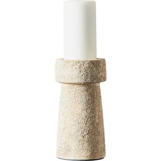 Muubs Eris Lysestage 20 Cm - Lysestager & Fyrfadsstager Terrakotta Sand - 1120002331