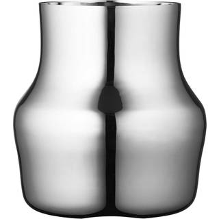 Dorotea vase 18x19,5 cm, blankt stål