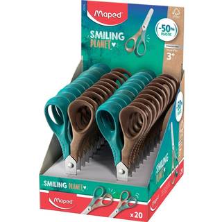 Maped Smiling Planet saks, 12 cm, dele af træfiber