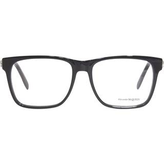 Alexander McQueen Mand AM0282O 001 Optiske stel Acetat Sort Firkantet