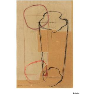 Iittala Alvar Aalto Art Plakat 50x70 Cm Sketch Brown - Plakater Papir Brun - 1062145