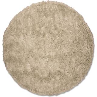Cloudy matta rundt beige