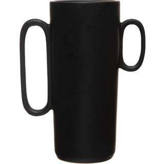 Bloomingville dekorativ blomst asymmetriske h?ndtag Vase sort