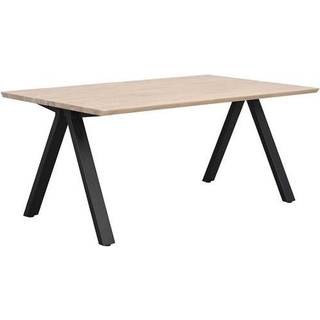 Rowico Home Carradale spisebord Hvidpigmenteret/sort 170 x 100 cm