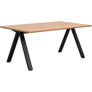 Rowico Home Carradale spisebord Egetræ/sort 170 x 100 cm