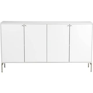 Mavis Volt Skænk Dækkede Døre - Sidebord & Aflastningsbord Mdf Hvid - 1K533