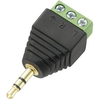 TRU COMPONENTS 737635 Jack-stik 3,5 mm Stik, lige