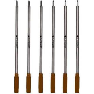 Monteverde Ballpoint Refill, der passer til Cross Ballpoint Pens Medium Point Brown 6 Pack (C133Bn)