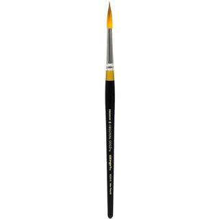 Kingart Premium Original Gold 9020-8 Ultra Round Series Kunstner Brush Golden Taklon Syntetisk h?r Kort h?ndtag til akryl akvarelolie og gouache-