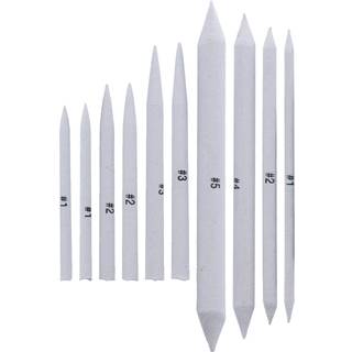 Amerikansk kunstforsyning 10 stykke kunstner blandet stub og tortillion kunstblendere - blyant tr?kul grafitfarvede blyanter