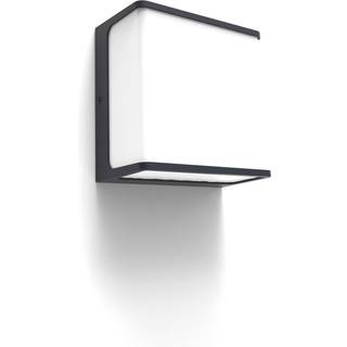 Doblo udendørs LED-væglampe rektangel 15cm 4.000K