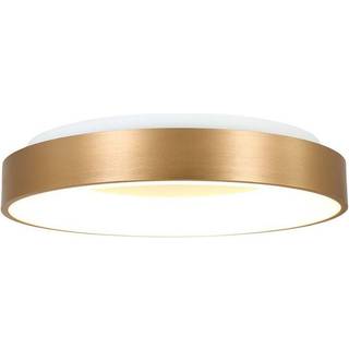 LED-loftslampe Ringlede 2.700 K Ø 48 cm guld