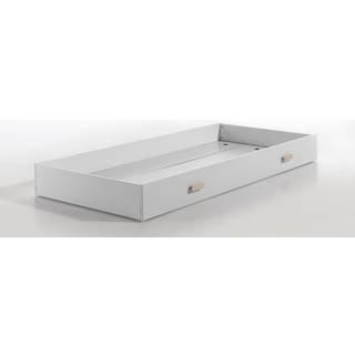 Sengeskuffe med hjul 90 x 190 cm – Kiddy, hvid