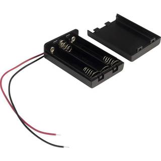 TRU COMPONENTS SBH431A Batteriholder 3 R03 (AAA) Kabel