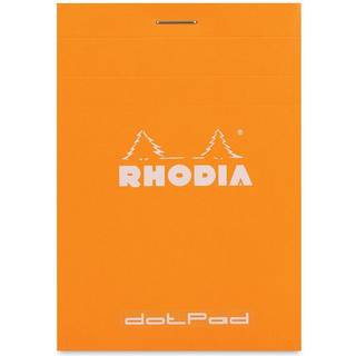 Rhodia hoved h?ftede pude No12 A7+ Dot - Orange