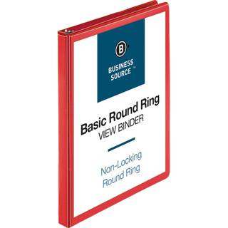 Forretningskilde 09965 Vis bindemiddelrunde ring .5-tommer r?d