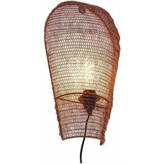 Oriental væglampe bronze 45 cm - Nidum