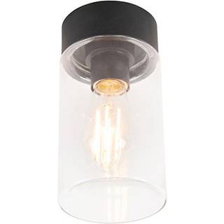 Moderne loftslampe sort 22,6 cm IP44 - Jarra