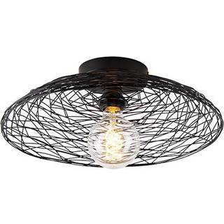 Orientalsk loftslampe sort 40 cm - Glan