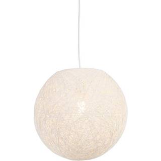 Rustik pendellampe hvid 35 cm - Corda