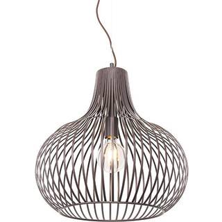 Moderne pendellampe brun 48 cm - Saffira
