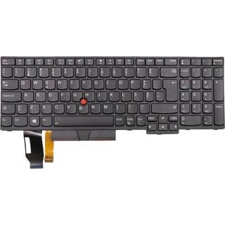 Lenovo - notebook replacement keyboard - with Trackpoint UltraNav - Portuguese - Bærbar tastatur - til udskiftning - Portugisisk - Sort