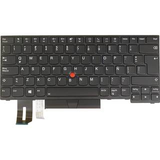 Lenovo Chicony - Bærbar tastatur - til udskiftning - Spansk - Sort
