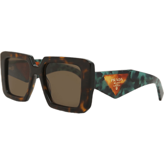 Prada Kvinde PR 23YS 2AU06B Solbriller Acetat Skildpadde Brun Firkantet Normal