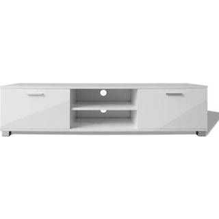 tv-bord 120x40,5x35 cm sort højglans
