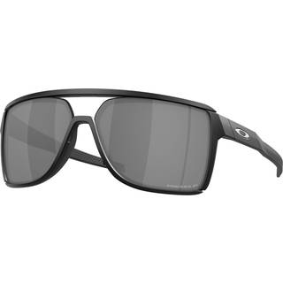 Oakley Mand OO9147 CASTEL 914702 Solbriller O_matter Sort Grå Firkantet Polariseret Prizm