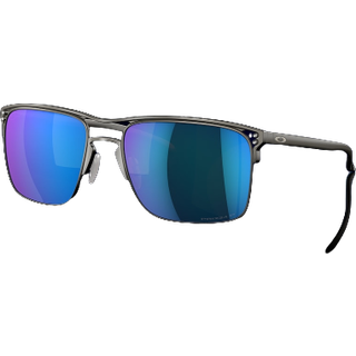 Oakley Mand OO6048 HOLBROOK TI 604804 Solbriller Titanium Grå Blå Firkantet Polariseret Prizm