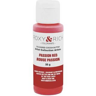 Farvet kakaosmør - Passion Red 56 g - Roxy & Rich Artist Collection