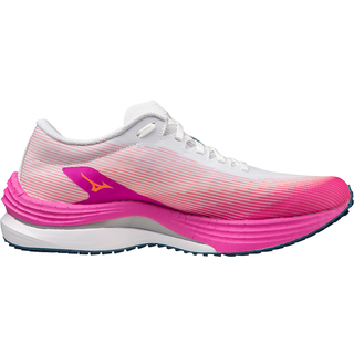 Mizuno Wave Rebellion Flash Competition Running Shoe Women - White, Silver, Size 7 - white