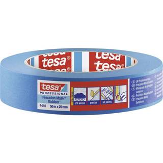 Tesa Precision Mask 4440 Afdækningstape blå, UV-bestandig 50 m x 25 mm