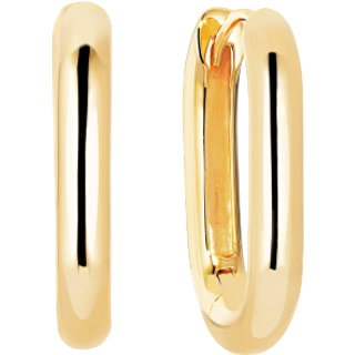 Sif Jakobs Jewellery SJ-E62010-SG Damen-Creolen Ohrringe Capri Medio Pianura Goldfarben