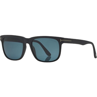 TOM FORD Mand FT0775 STEPHENSON 02N Solbriller Acetat Sort Grøn Firkantet Normal