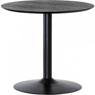 Torkelson, Miles Spisebord trompetfod 80 cm sortbejdset asketræ