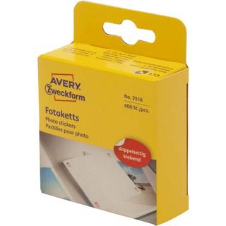 Avery 3516 Fotoklistermærker, 12x12mm, 400 stk.