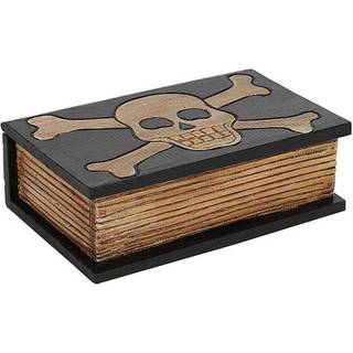 Skull & Cross Bone Holzschatulle