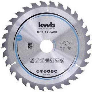 kwb TCT rundsavsklinge, 30 tænder, Ø210 x 30 mm, M78