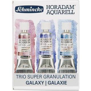 Schmincke Horadam Aquarell Super Granulation Trio Galaxy 5 ml r?r 74 615 097 Pap S?t meget st?rke granulerende farver Finest super granulerende a